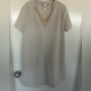 LARA Elegant Cream Dress